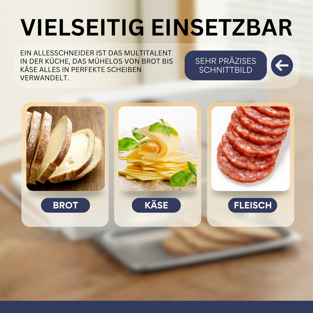 DailySlice - Elektrischer Aufschnittschneider