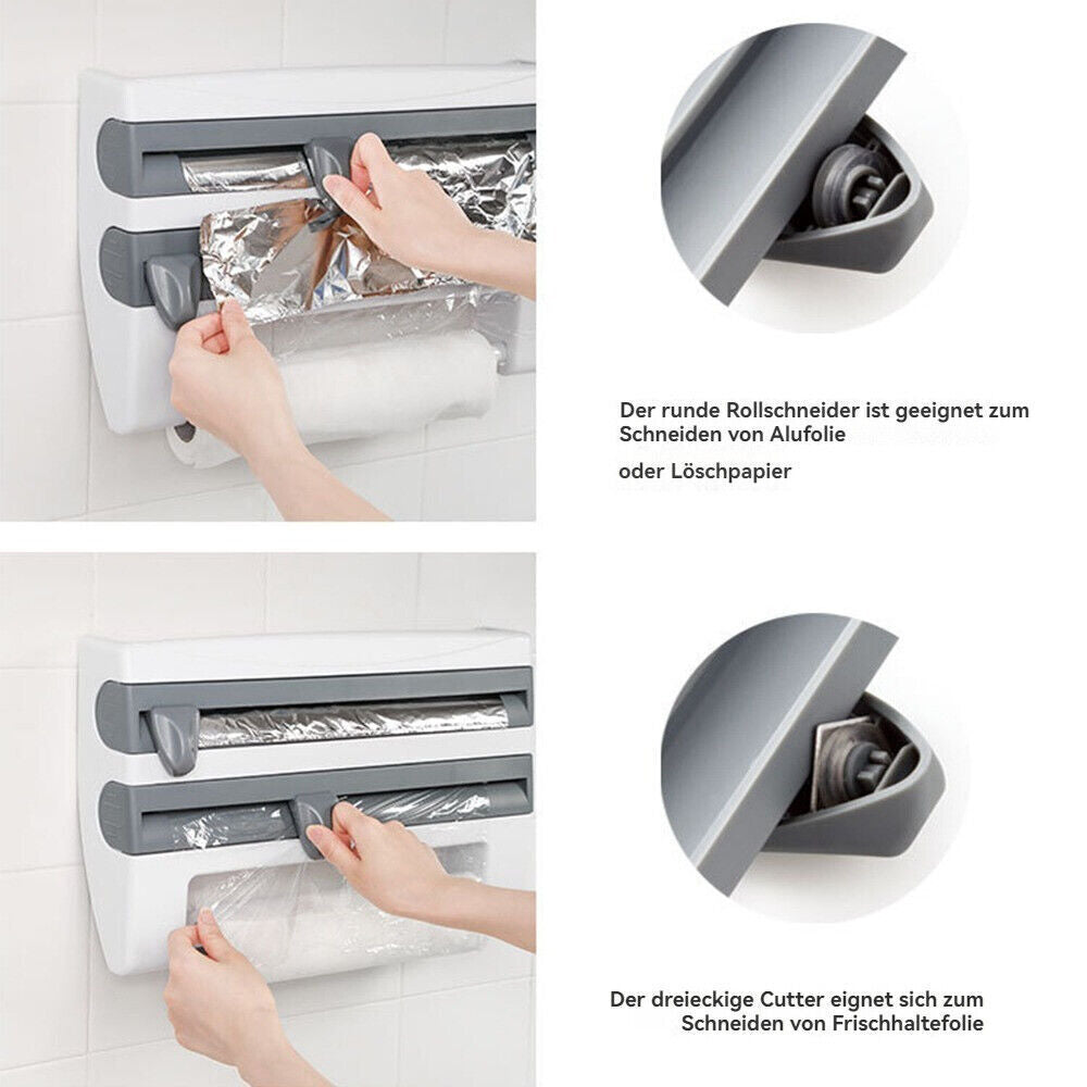 WrapMate Dreifach-Halter - Aluminium-Folienspender