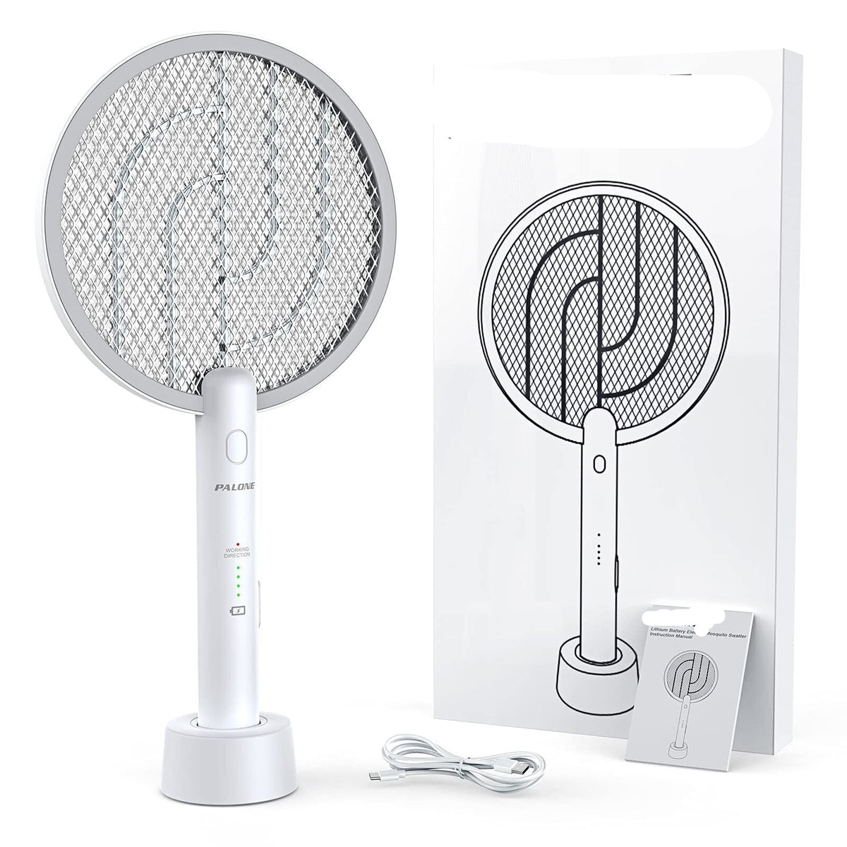 ZapIQ - Elektrische Mückenklatsche Wiederaufladbar