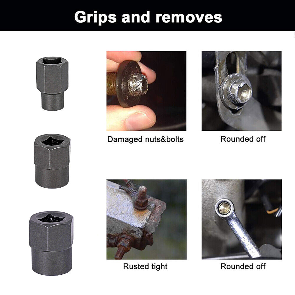NutGone - Set zum Entfernen von beschädigten Schraubenmuttern