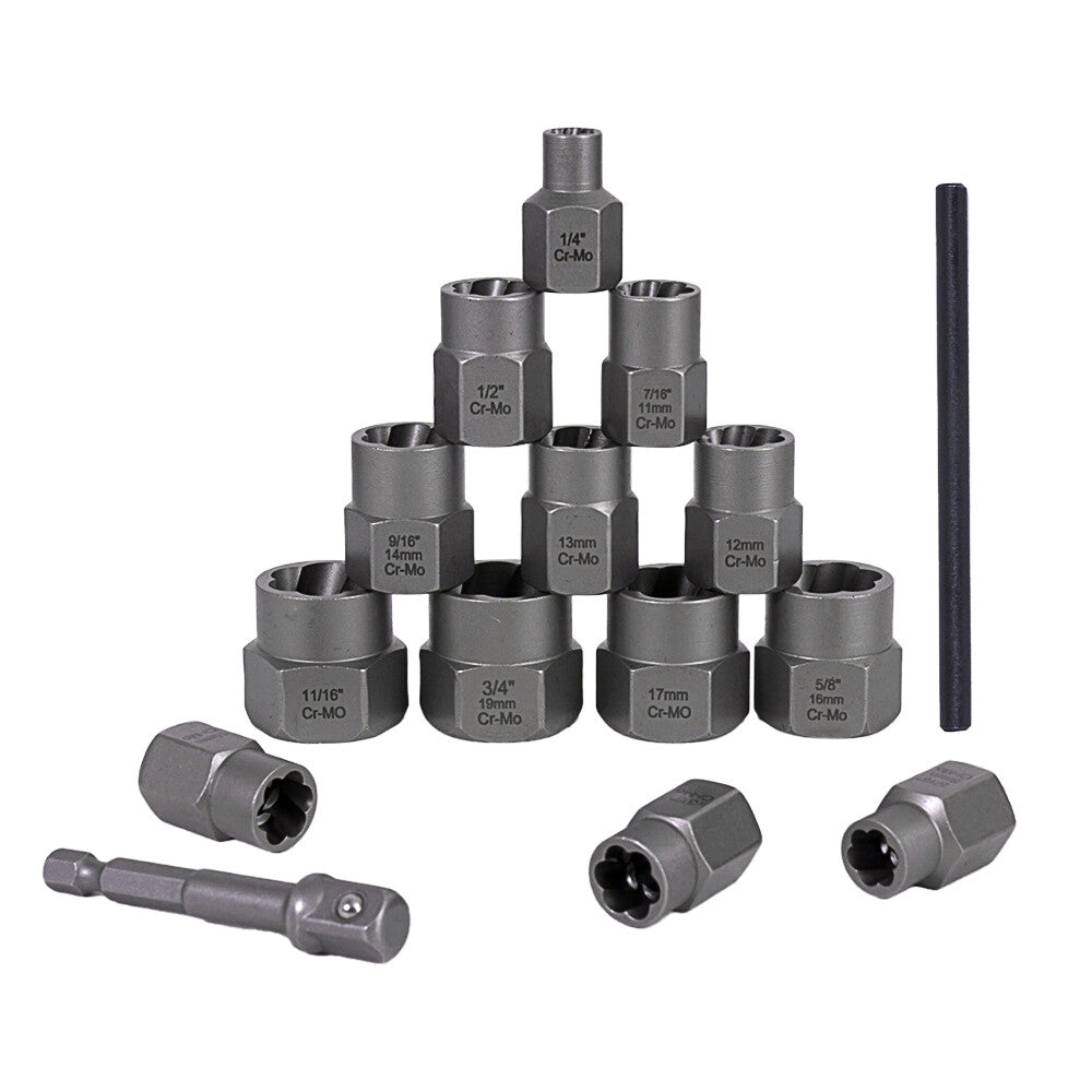 NutGone - Set zum Entfernen von beschädigten Schraubenmuttern