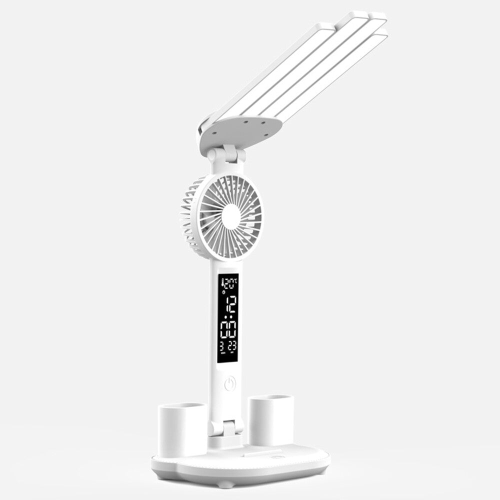 GlowFlow - LED-Schreibtischlampe mit Ventilator