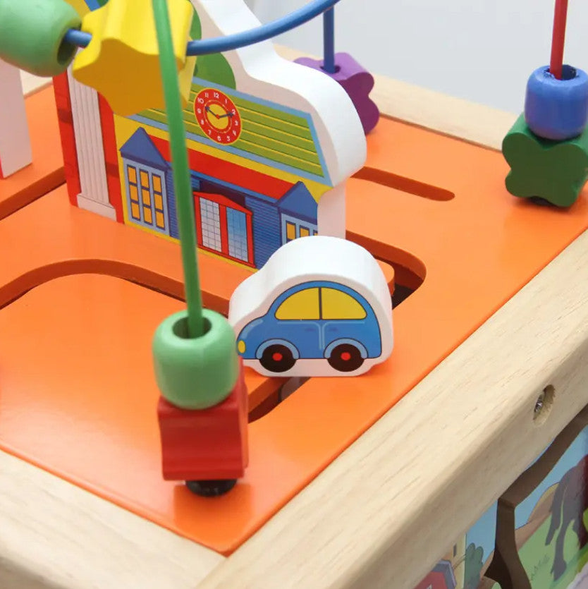 KinderTraum - Montessori Holzperlenlabyrinth