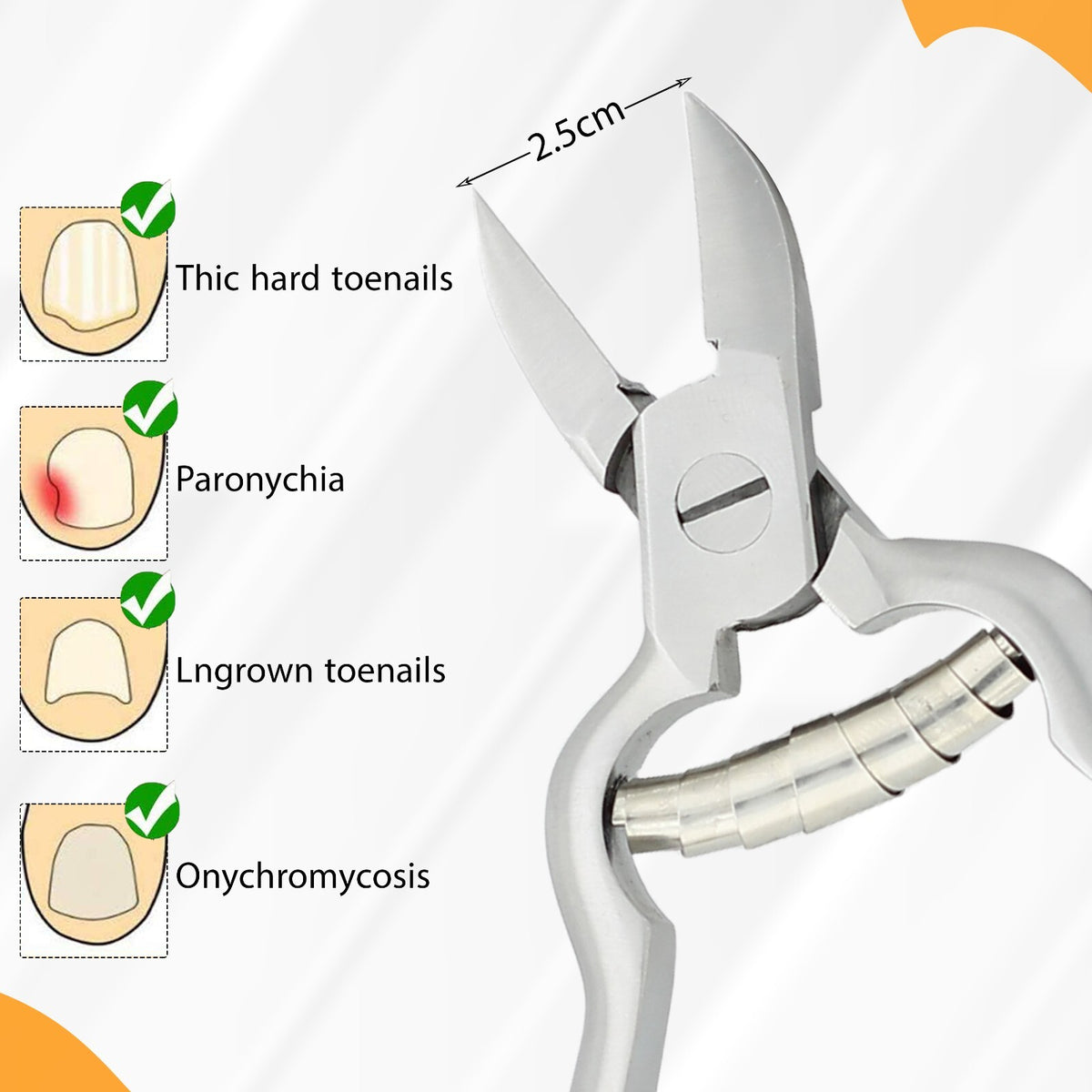 SureSnip Steel - Nagelknipser für dicke Nägel