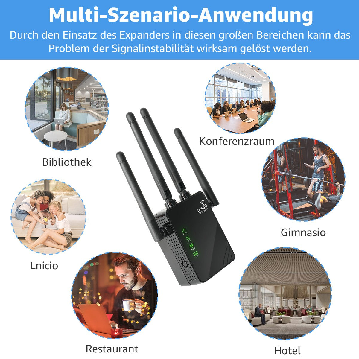 SkyRange - Dualband-WLAN-Repeater