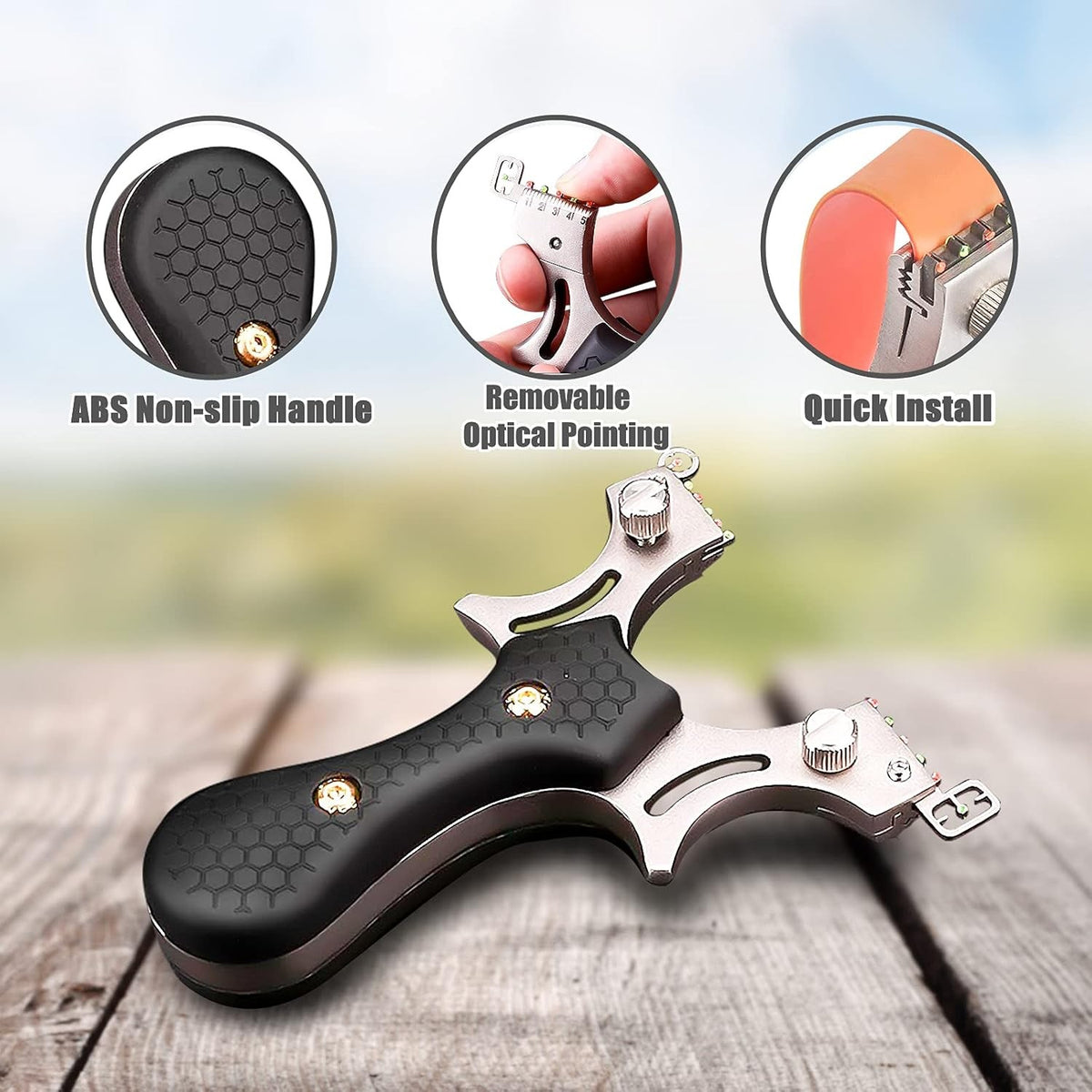 SureShot Steel – Professionelle Steinschleuder für Erwachsene