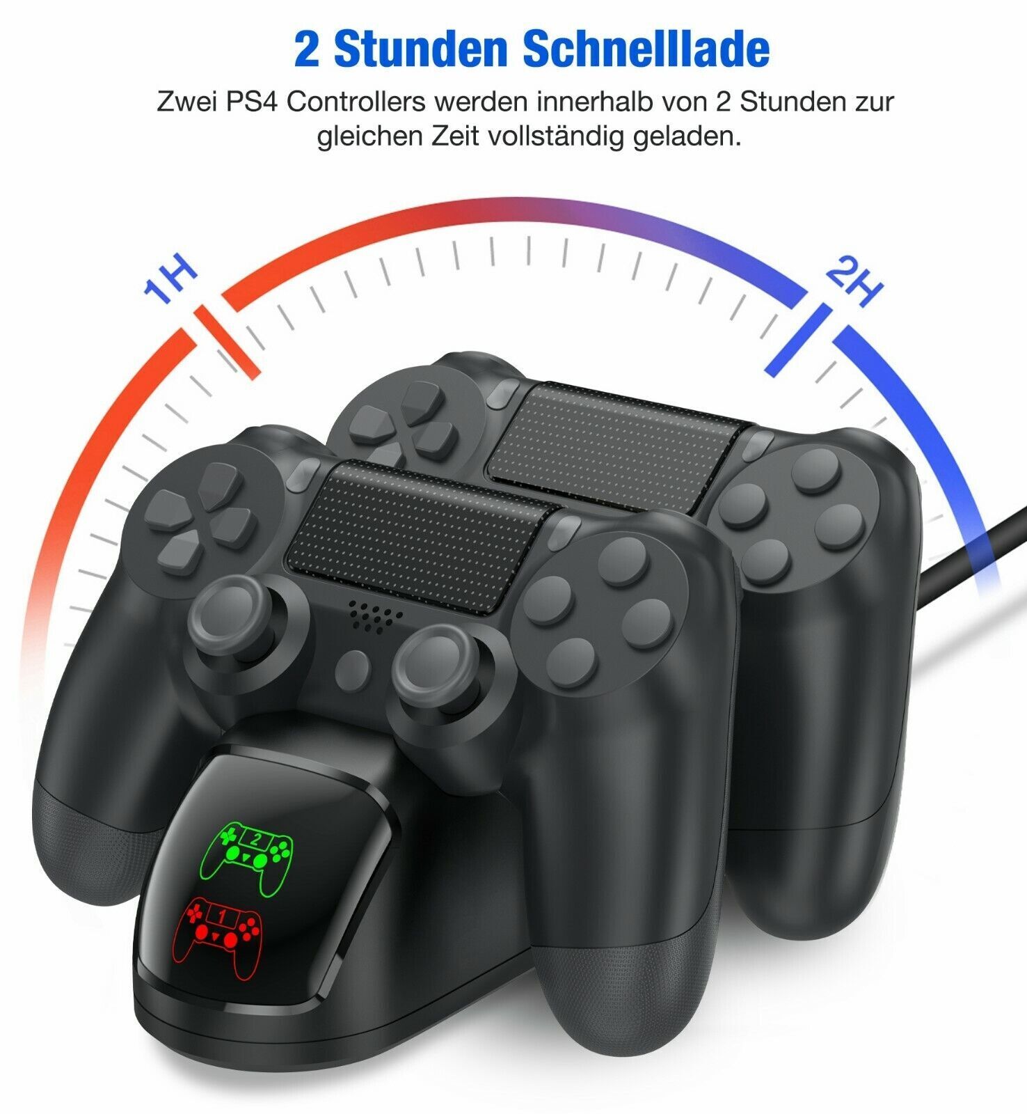 PowerDock Dual - Ladestation für PS4-Controller