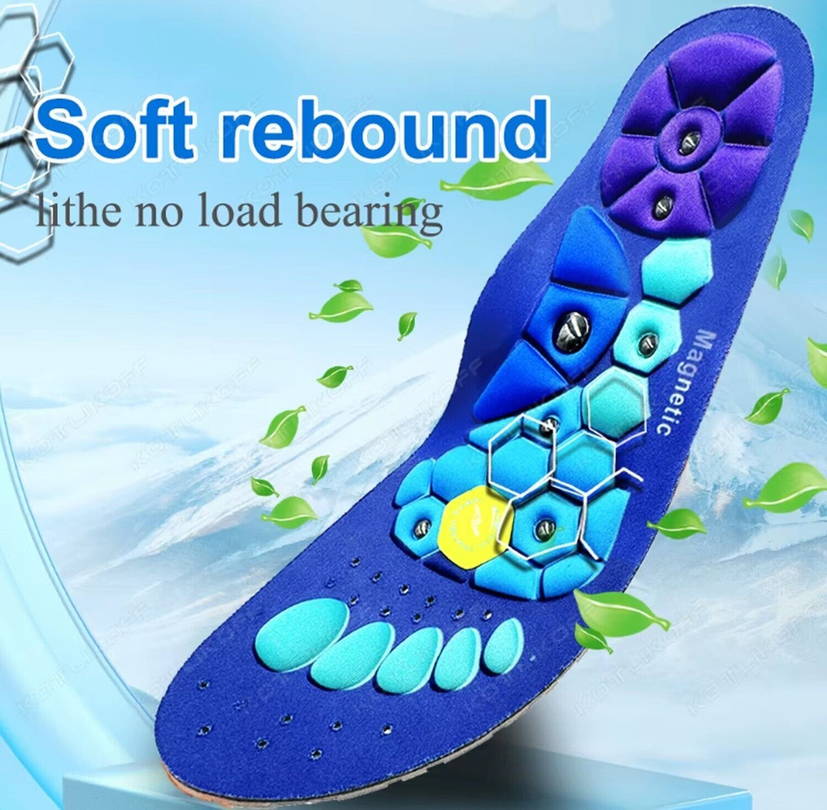 MagnaSoothe – Magnetische Akupressur-Einlegesohlen