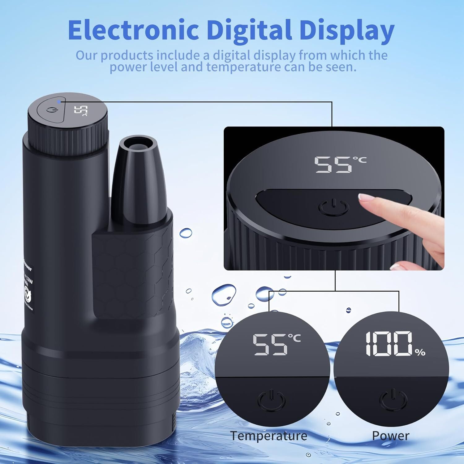 AquaNomad Flow - Tragbare Camping-Dusche