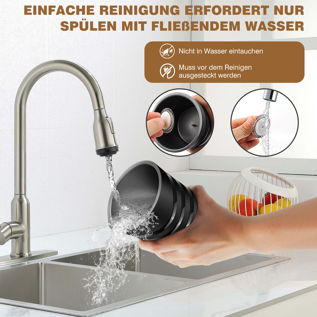 FrothMist - Automatischer Milchaufschäumer und Milchwarmer