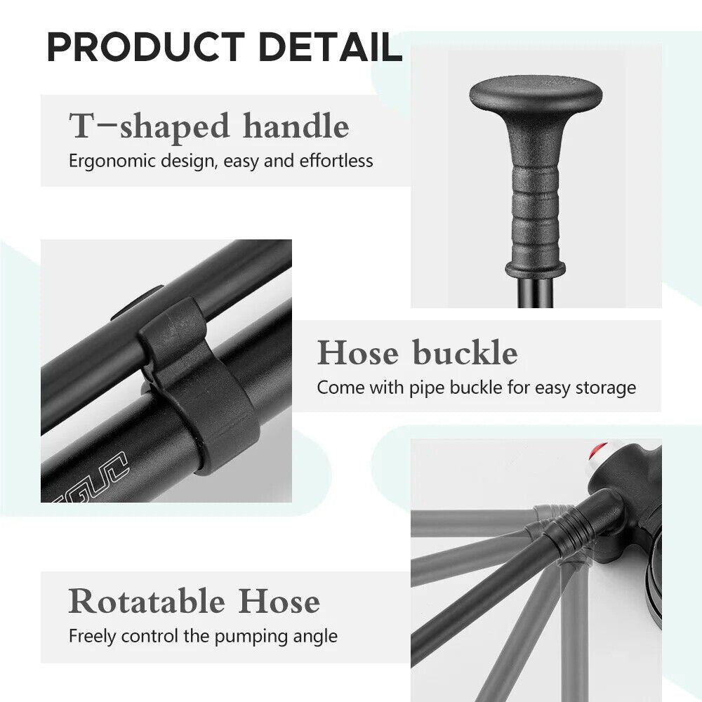 TrailFlow - Hochdruck-Radgabel-Dämpferpumpe