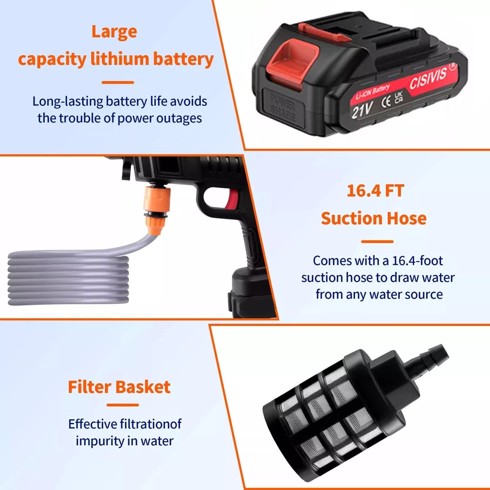 StormWash – Akku-Hochdruckreiniger
