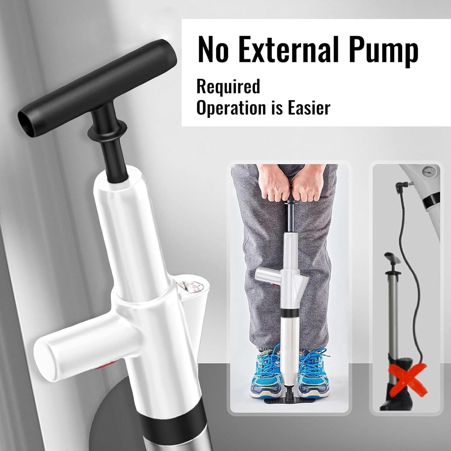 SaugKraft – Hochdruck-Toilettenpümpel