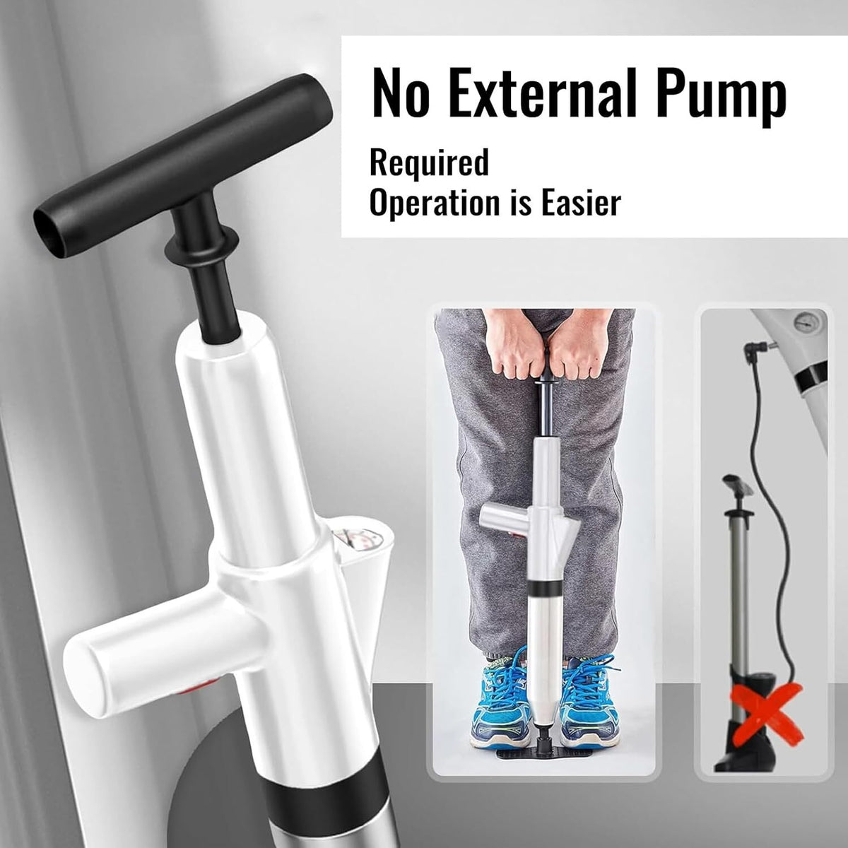 SaugKraft – Hochdruck-Toilettenpümpel