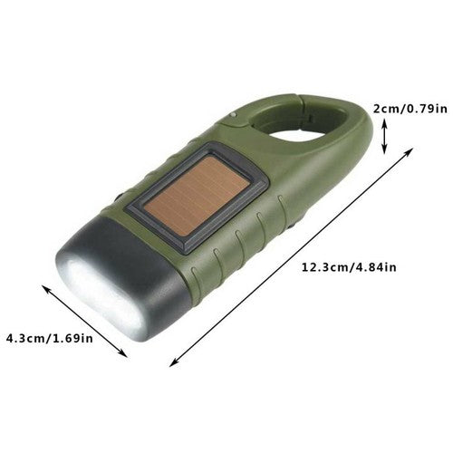 LichtReise – Solar Handkurbel Taschenlampe
