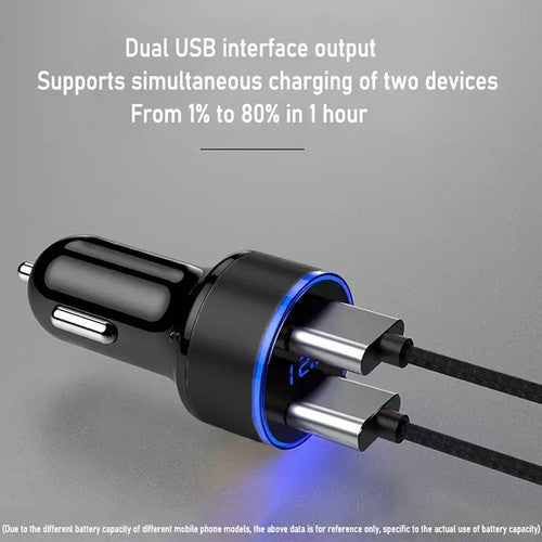 VoltX DuoCharge – USB-Autoladegerät-Adapter