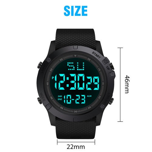 TimePro Max – Digitale Sportuhr für Herren