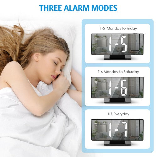 LichtMoment – Projektionswecker mit 180° drehbarem Display