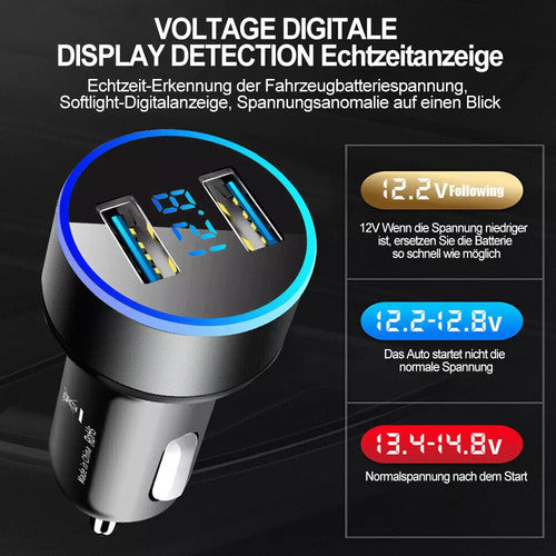 VoltX DuoCharge – USB-Autoladegerät-Adapter