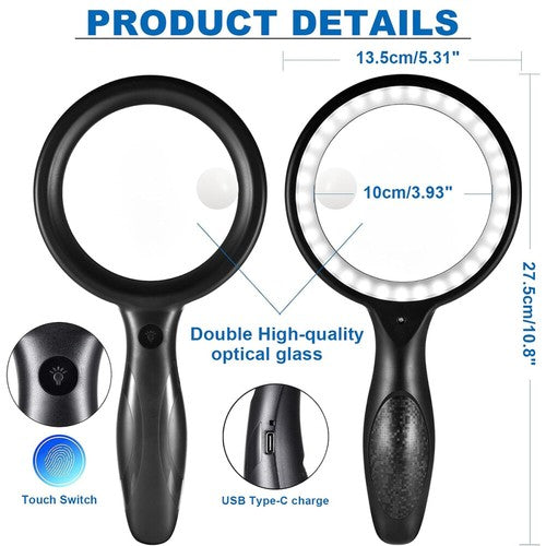 VisionMax 33X – LED-Lupe mit Beleuchtung