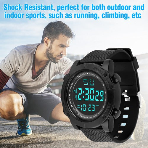 TimePro Max – Digitale Sportuhr für Herren