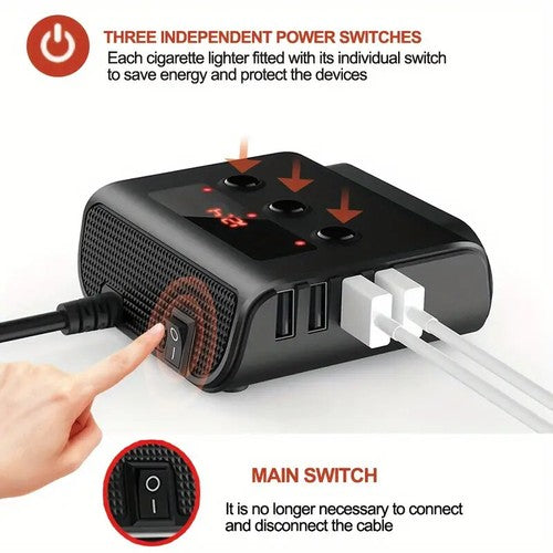 CarPowerMax – Autoladegerät-Adapter