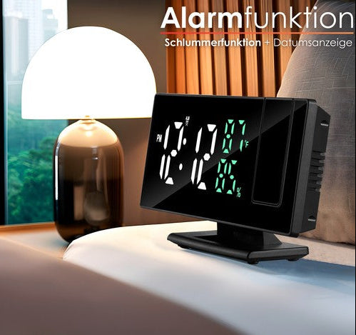 LichtMoment – Projektionswecker mit 180° drehbarem Display