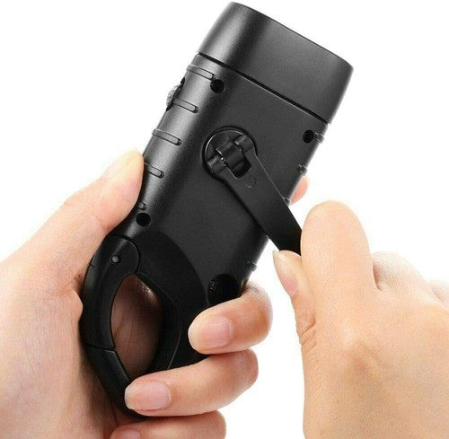 LichtReise – Solar Handkurbel Taschenlampe