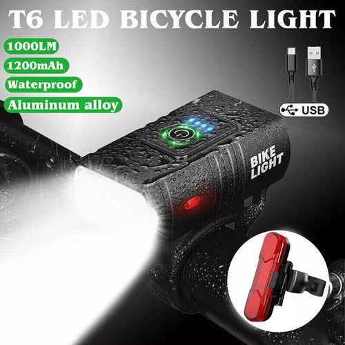 CycloLite - Wiederaufladbares Fahrradlicht Set