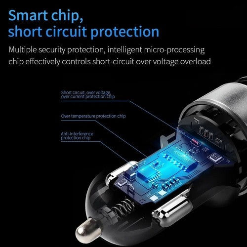 VoltX DuoCharge – USB-Autoladegerät-Adapter