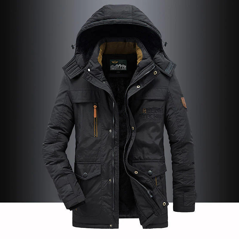 WinterShield Mittellanger Fleece-Mantel