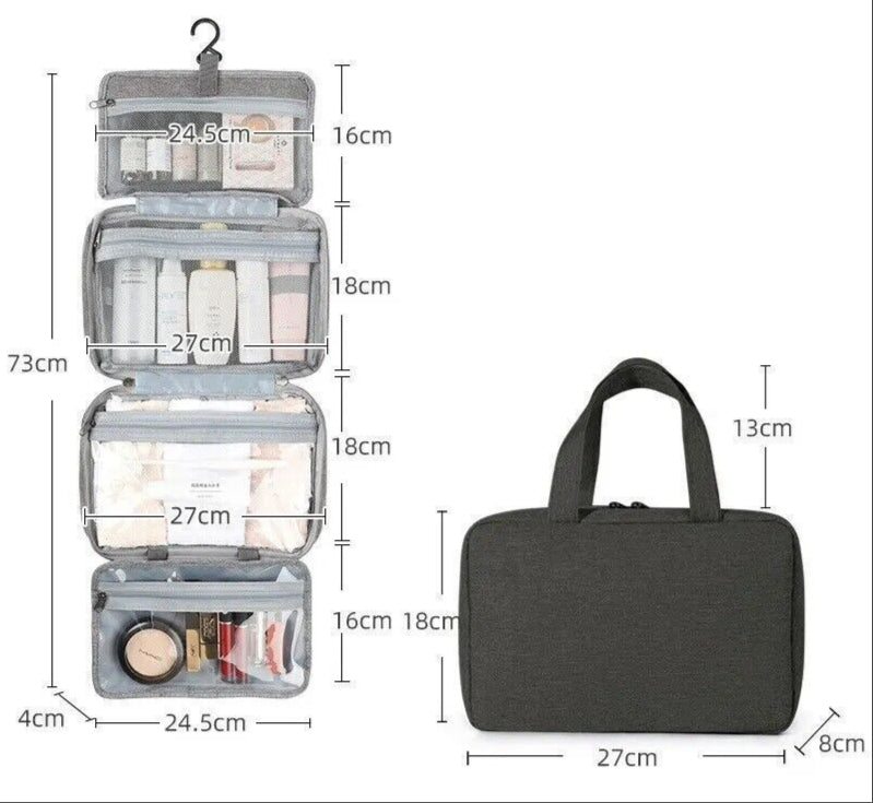 JetOrganize – Hängende Kulturtasche für unterwegs