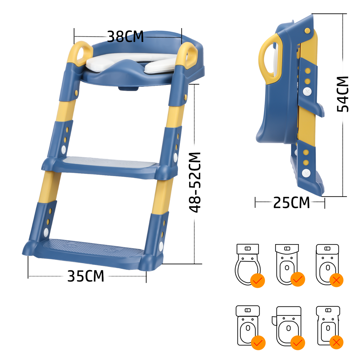TippySteps - Kindertoilette mit Treppe