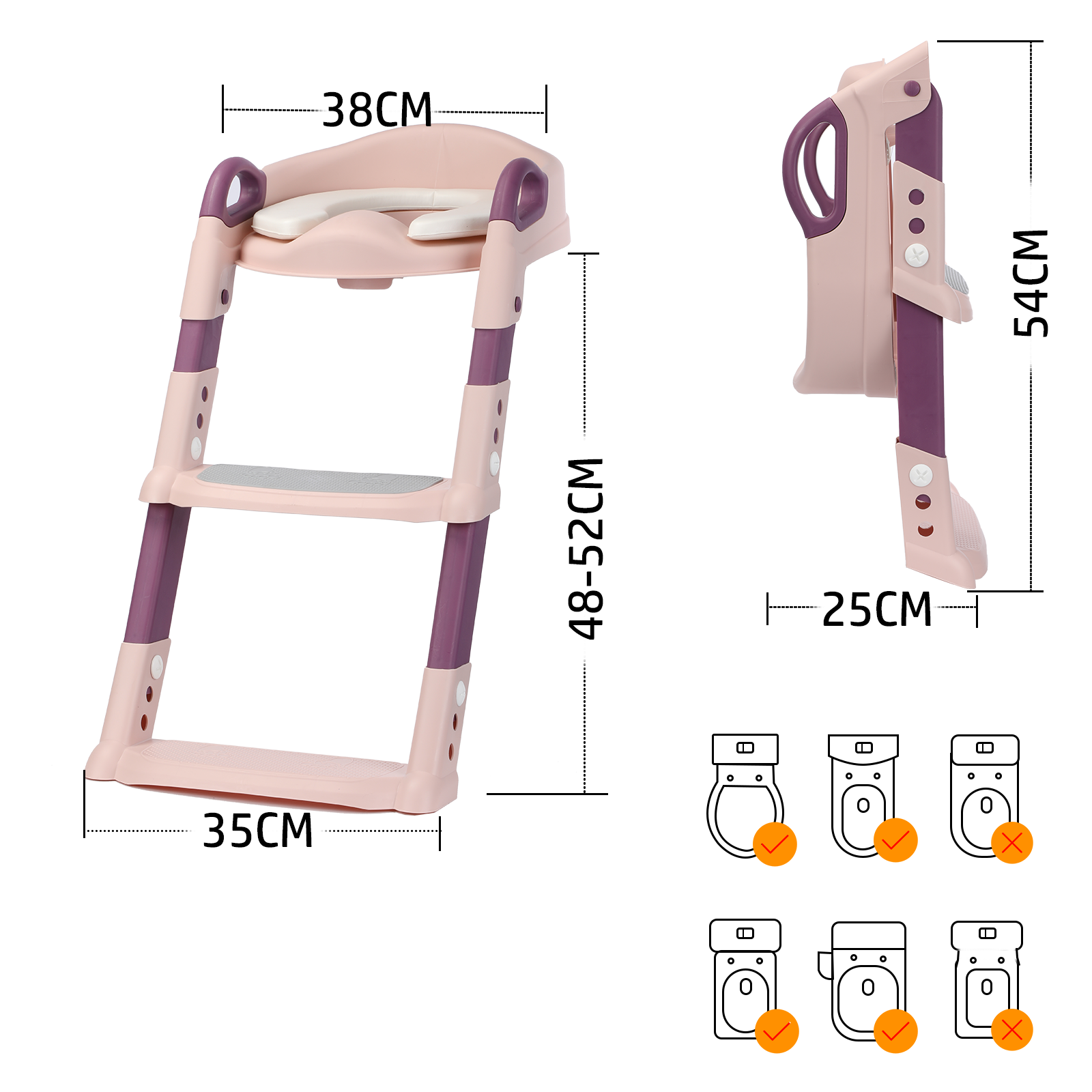 TippySteps - Kindertoilette mit Treppe