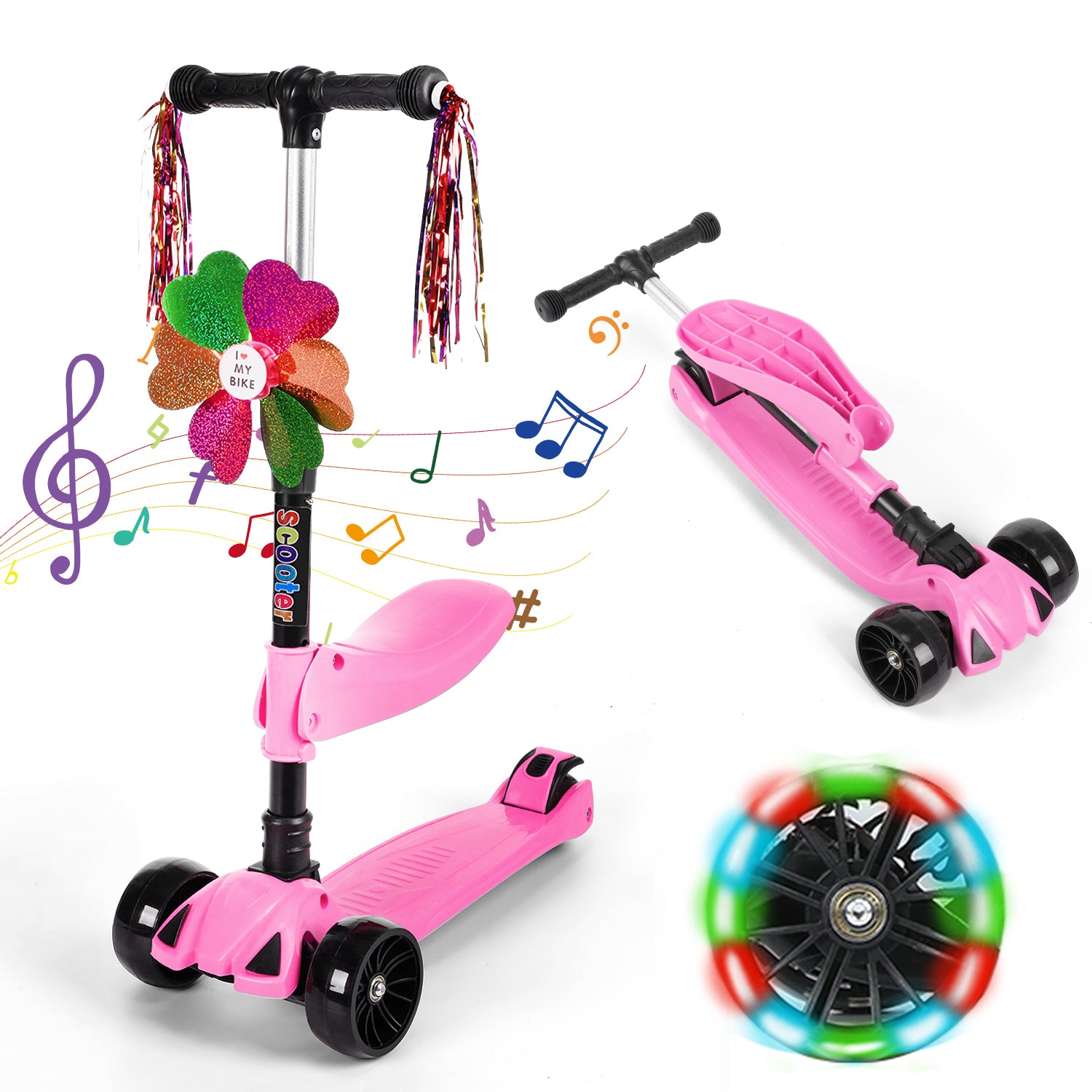 SwiftRide - Kinder Roller mit LED Rädern